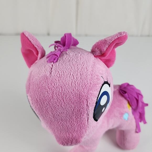 Hasbro 2012 My Little Pony Pinkie Pie 12" Stuffed Animal Pink Plush - Picture 7 of 10